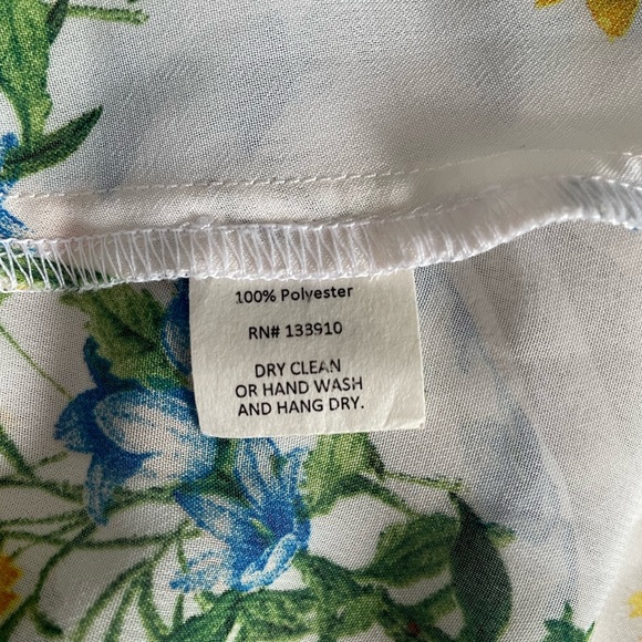 EUC Show Me Your MuMu Women’s Off Shoulder Floral Print V Neck Flowy Blouse XS - Picture 6 of 7